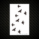 Hot Small Sexy Lips Leaf Black Cartoon Temporary Tattoo Cute Star Tattoo Sticker Love Women Body Finger Art Tatoo Kid Waterproof