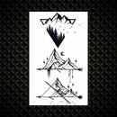 Hot Small Sexy Lips Leaf Black Cartoon Temporary Tattoo Cute Star Tattoo Sticker Love Women Body Finger Art Tatoo Kid Waterproof