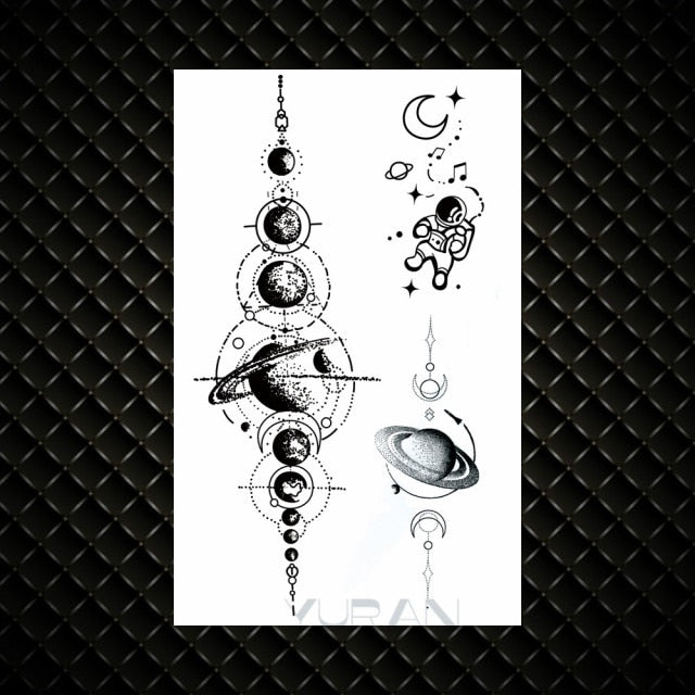 Hot Small Sexy Lips Leaf Black Cartoon Temporary Tattoo Cute Star Tattoo Sticker Love Women Body Finger Art Tatoo Kid Waterproof