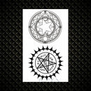 Hot Small Sexy Lips Leaf Black Cartoon Temporary Tattoo Cute Star Tattoo Sticker Love Women Body Finger Art Tatoo Kid Waterproof