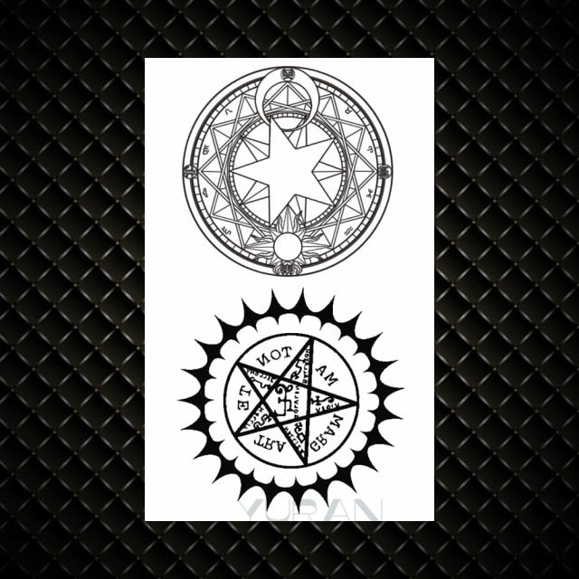 Hot Small Sexy Lips Leaf Black Cartoon Temporary Tattoo Cute Star Tattoo Sticker Love Women Body Finger Art Tatoo Kid Waterproof