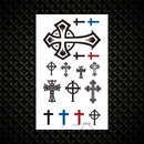 Hot Small Sexy Lips Leaf Black Cartoon Temporary Tattoo Cute Star Tattoo Sticker Love Women Body Finger Art Tatoo Kid Waterproof