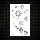 Hot Small Sexy Lips Leaf Black Cartoon Temporary Tattoo Cute Star Tattoo Sticker Love Women Body Finger Art Tatoo Kid Waterproof