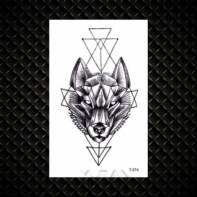 Hot Small Sexy Lips Leaf Black Cartoon Temporary Tattoo Cute Star Tattoo Sticker Love Women Body Finger Art Tatoo Kid Waterproof