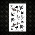 Hot Small Sexy Lips Leaf Black Cartoon Temporary Tattoo Cute Star Tattoo Sticker Love Women Body Finger Art Tatoo Kid Waterproof