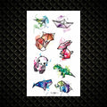 Hot Small Sexy Lips Leaf Black Cartoon Temporary Tattoo Cute Star Tattoo Sticker Love Women Body Finger Art Tatoo Kid Waterproof