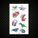 Hot Small Sexy Lips Leaf Black Cartoon Temporary Tattoo Cute Star Tattoo Sticker Love Women Body Finger Art Tatoo Kid Waterproof