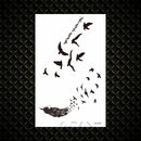 Hot Small Sexy Lips Leaf Black Cartoon Temporary Tattoo Cute Star Tattoo Sticker Love Women Body Finger Art Tatoo Kid Waterproof