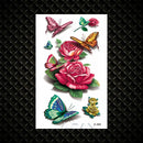 Hot Small Sexy Lips Leaf Black Cartoon Temporary Tattoo Cute Star Tattoo Sticker Love Women Body Finger Art Tatoo Kid Waterproof