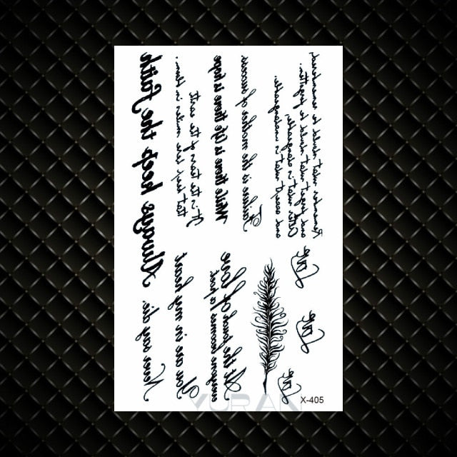 Hot Small Sexy Lips Leaf Black Cartoon Temporary Tattoo Cute Star Tattoo Sticker Love Women Body Finger Art Tatoo Kid Waterproof