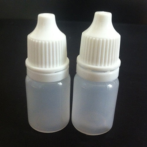 5PCS 5ml/10ml/15ml/20ML/30ML/50ML Empty Plastic Squeezable Dropper Bottles Eye Liquid Dropper Refillable Bottles