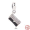 100% 925 Sterling Silver Feather Family Tree Snowflakes Boy Dangle Beads Fit Original Pandora Charms Bracelets DIY Women Jewelry