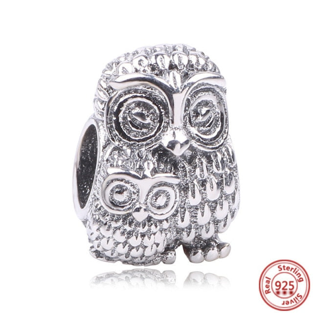 100% 925 Sterling Silver Feather Family Tree Snowflakes Boy Dangle Beads Fit Original Pandora Charms Bracelets DIY Women Jewelry
