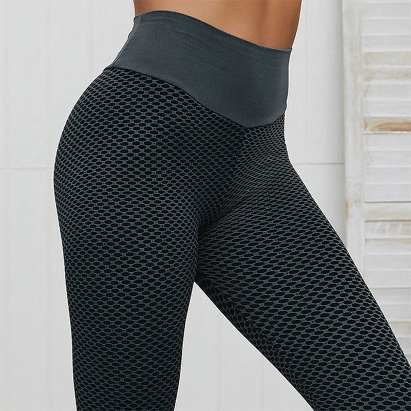 Seamless Fitness Women Leggings Fashion Patchwork Print High Waist Elastic Push Up Ankle Length Polyester Leggings Dropshipping