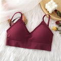 FINETOO Seamless Tank Tops Women Bra Sexy Underwear Adjustable Strap Wire Free Bralette Female Lingerie Intimates Brassiere S-XL