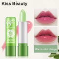 Vitality Color Lip Balm Change Lipstick Peach Girl Moisturizing Long Lasting Lip Gloss Makeup Lip Care Korean Cosmetics TSLM1
