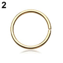 1 Pc Fashion  Fake Nose Ring Septum Ring Hoop Cartilage Tragus Helix Small Piercing Nose Ring For  Women Accessories