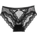 Female Seamless G-string Underwear Lingerie Women Sexy Lace Panties Transparent Low-waist Underpant Hollow Out Thong