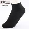 1/5 Pairs Men Cotton Socks Summer Breathable Invisible Boat Socks Nonslip Loafer Ankle Low Cut Short Sock Male Sox for Shoes