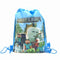 1pcs Disney Non-woven Fabrics Kid Favor Travel Pouch Storage Clothes Shoes Bags Cotton Drawstring Bags School Portable Backpack