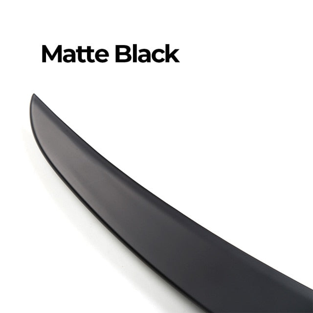 Rear Trunk Spoiler For Tesla Model 3 2017-2021 Rear Trunk Lip Carbon Fiber ABS Wing Spoiler Car Styling