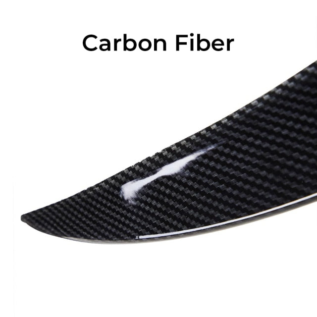 Rear Trunk Spoiler For Tesla Model 3 2017-2021 Rear Trunk Lip Carbon Fiber ABS Wing Spoiler Car Styling