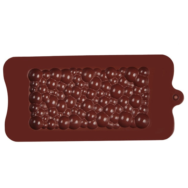 New Silicone Chocolate Mold Chocolate Baking Tools Non-Stick Silicone Cake Mould Jelly Candy 3D DIY Molds Kitchen Accessories