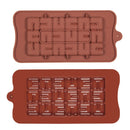 New Silicone Chocolate Mold Chocolate Baking Tools Non-Stick Silicone Cake Mould Jelly Candy 3D DIY Molds Kitchen Accessories