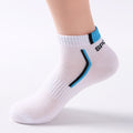 10 Pieces=5 Pairs /Pack Men Cotton Socks Breathable Non-slip Summer Ankle Socks Women Mesh Boat Socks Men Short Socks Plus Size