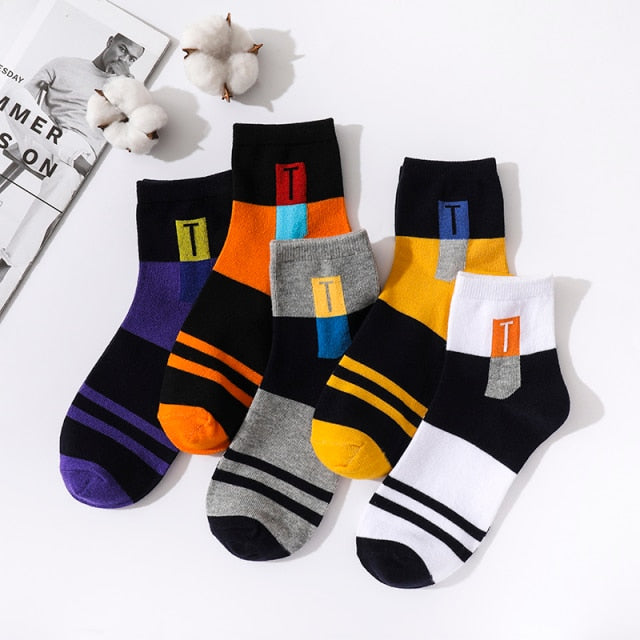 10 Pieces=5 Pairs /Pack Men Cotton Socks Breathable Non-slip Summer Ankle Socks Women Mesh Boat Socks Men Short Socks Plus Size