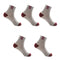 10 Pieces=5 Pairs /Pack Men Cotton Socks Breathable Non-slip Summer Ankle Socks Women Mesh Boat Socks Men Short Socks Plus Size