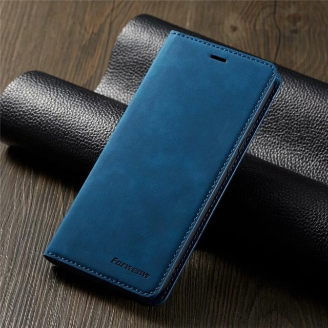 Leather Case for Xiaomi Poco X3 NFC M3 F3 10T Pro Lite Wallet Flip Cover Redmi Note 10 9 9s 9A 9C 8 7 GT 11T 5G Ultra Thin Coque