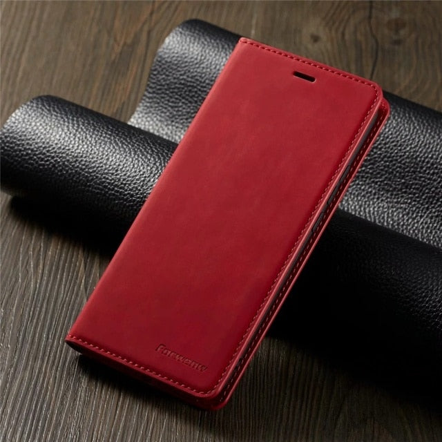 Leather Case for Xiaomi Poco X3 NFC M3 F3 10T Pro Lite Wallet Flip Cover Redmi Note 10 9 9s 9A 9C 8 7 GT 11T 5G Ultra Thin Coque