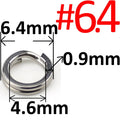 100 or 50 pcs Stainless Steel Split Ring Heavy Duty Fishing Double Ring Connector Fishing Accessories For Fishing Hook Snap Lure