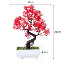 New Artificial Plants Pine Bonsai Small Tree Pot Plants Fake Flowers Potted Ornaments For Home Decoration Hotel Garden Decor