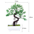 New Artificial Plants Pine Bonsai Small Tree Pot Plants Fake Flowers Potted Ornaments For Home Decoration Hotel Garden Decor