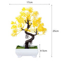 New Artificial Plants Pine Bonsai Small Tree Pot Plants Fake Flowers Potted Ornaments For Home Decoration Hotel Garden Decor