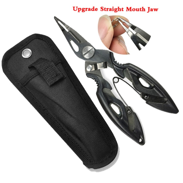 12.5cm Fishing Plier Scissor For Fishing Line Lure Cutter Hook Remover Stainless Steel Pliers Fishing Scissor Pliers Accessoris