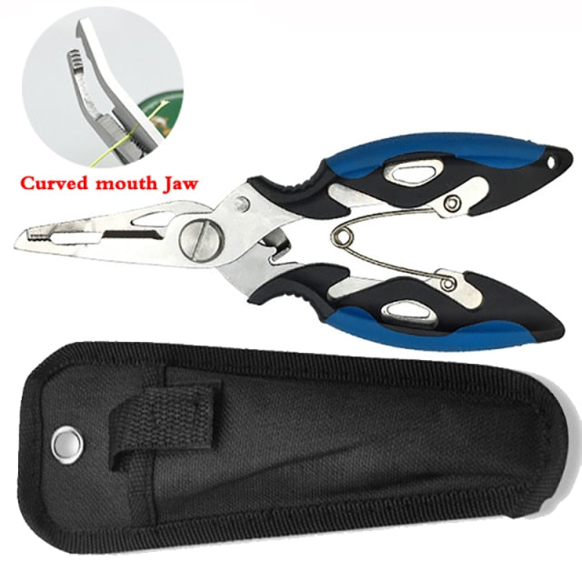 12.5cm Fishing Plier Scissor For Fishing Line Lure Cutter Hook Remover Stainless Steel Pliers Fishing Scissor Pliers Accessoris