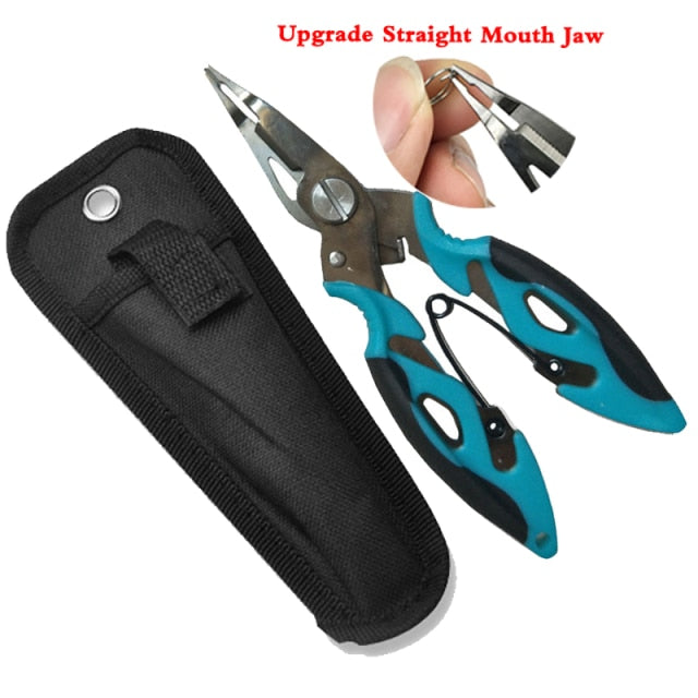 12.5cm Fishing Plier Scissor For Fishing Line Lure Cutter Hook Remover Stainless Steel Pliers Fishing Scissor Pliers Accessoris