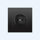 EU Standard Electrical Wall Charger Adapter Charging Wall Germany Plug Socket Power Outlets,16A,PC Panel,Bedroom socket