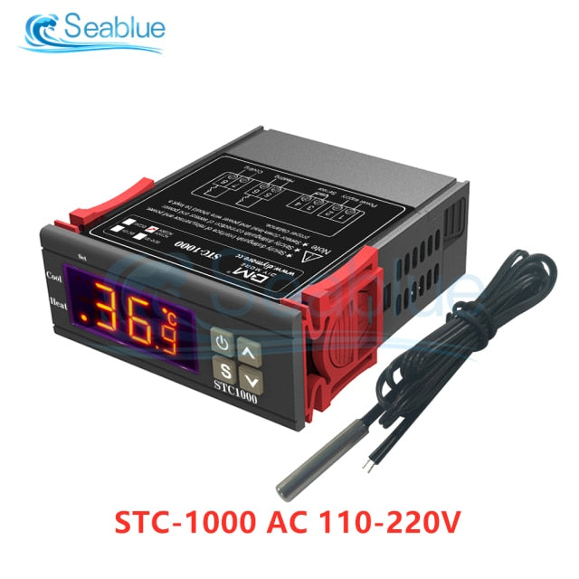 STC-1000 STC-3000 STC-3008 STC-3018 LED Digital Temperature Controller Thermostat Thermoregulator Incubator 12V 24V 110V 220V