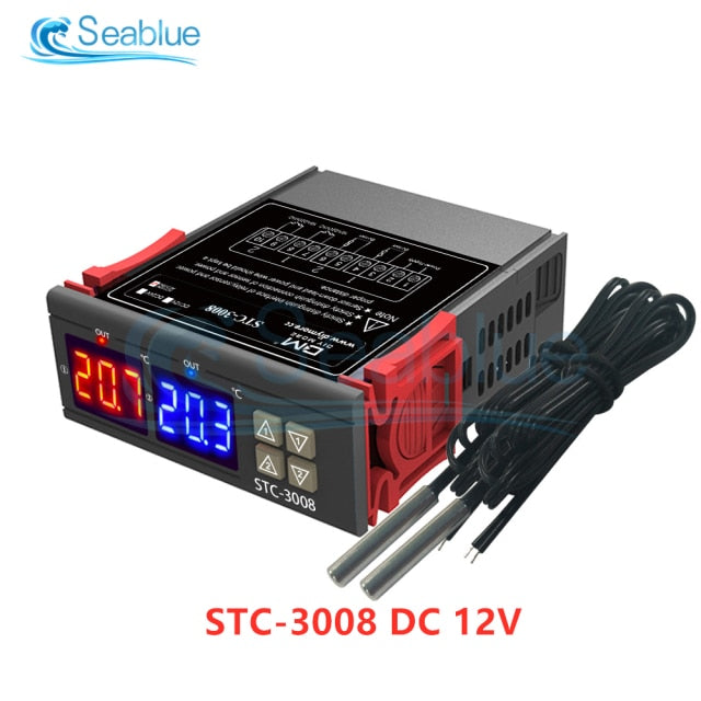 STC-1000 STC-3000 STC-3008 STC-3018 LED Digital Temperature Controller Thermostat Thermoregulator Incubator 12V 24V 110V 220V
