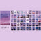50 pieces series carry mini scrapbook materials, handicraft decoration paper, home school office message notepad