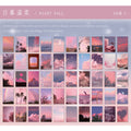 50 pieces series carry mini scrapbook materials, handicraft decoration paper, home school office message notepad