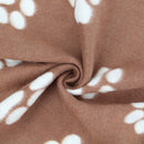 Pet Blanket Dog Cat Soft Fleece Blankets Sleep Mat Pad Bed Cover with Paw Print for Kitten Puppy and Other Small Animals