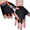 Cycling Anti-slip Anti-sweat Men Women Half Finger Gloves Breathable Anti-shock Sports Gloves Bike Bicycle Riding Glove 8 Colors