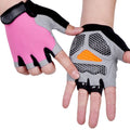 Cycling Anti-slip Anti-sweat Men Women Half Finger Gloves Breathable Anti-shock Sports Gloves Bike Bicycle Riding Glove 8 Colors