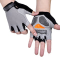 Cycling Anti-slip Anti-sweat Men Women Half Finger Gloves Breathable Anti-shock Sports Gloves Bike Bicycle Riding Glove 8 Colors