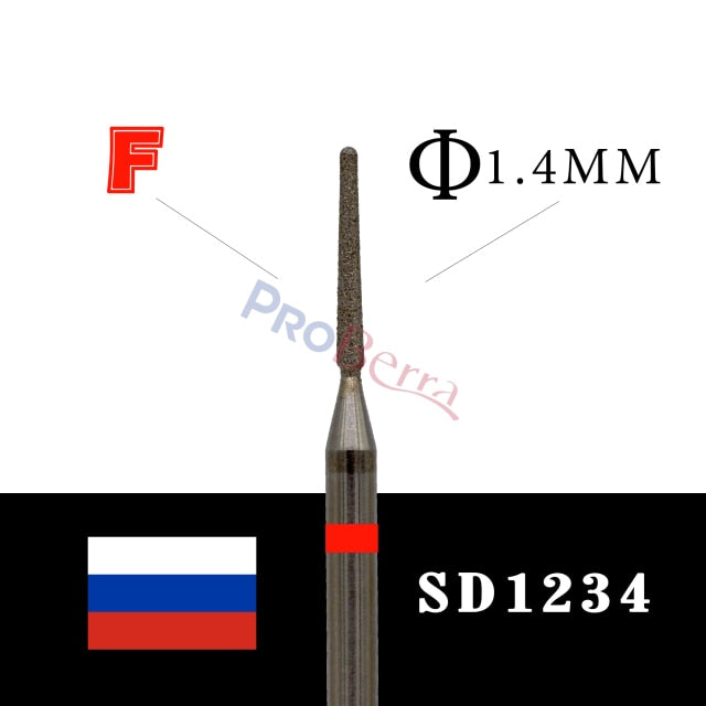 Proberra RUSSIA nail drill 34TYPE different shape Diamond bit Cutters Manicure  Manicure Cuticle Clean Pedicure